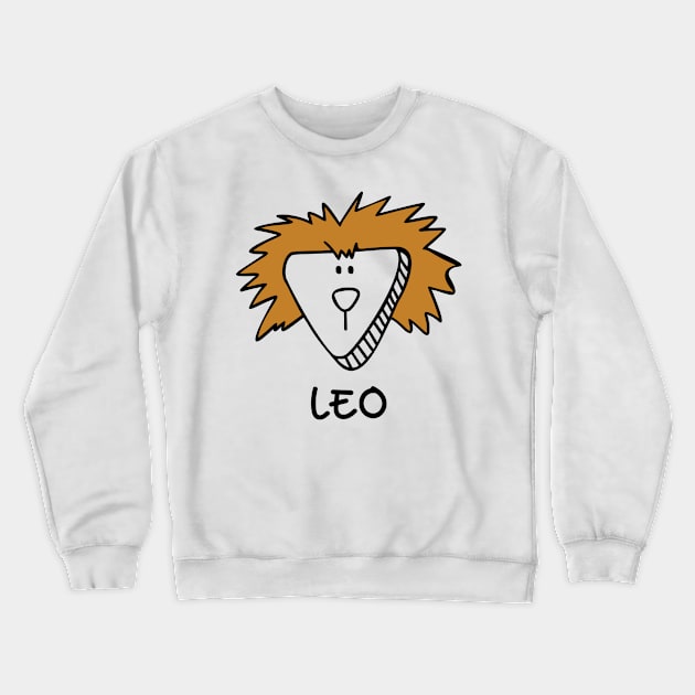 Leo Doodle Crewneck Sweatshirt by Whimsical Frank